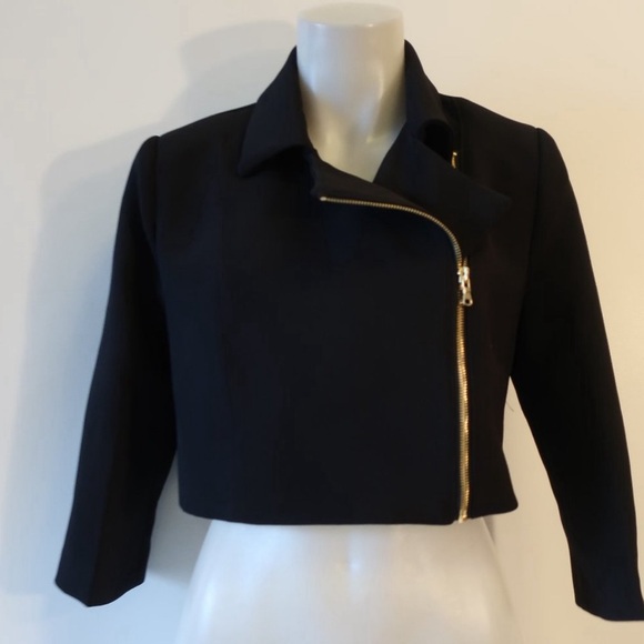 Toccin Jackets & Blazers - Toccin NY cropped moto jacket / blazer